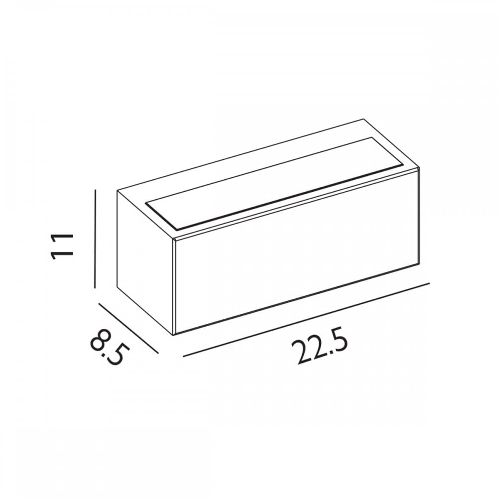 ASKER-UD-E27-GRA Asker 1 Light Outdoor Wall Light Graphite