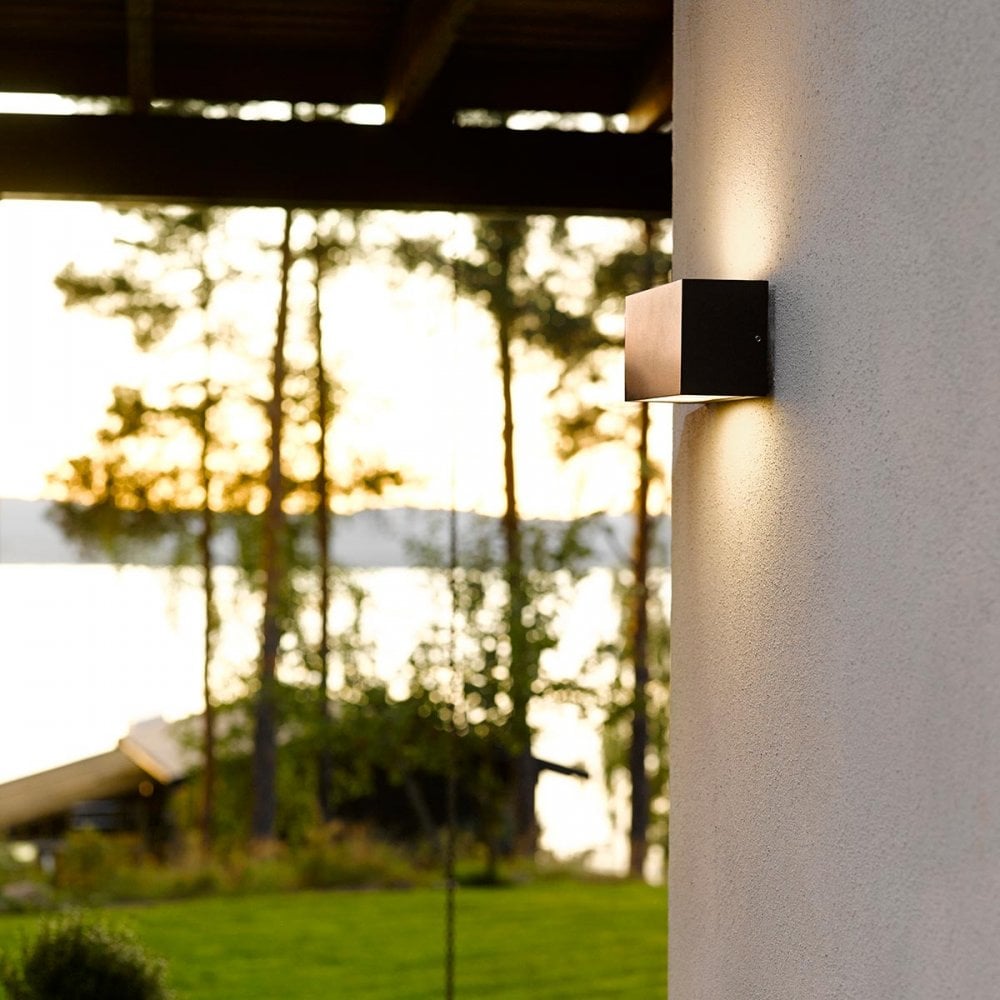 ASKER-UD-E27-GRA Asker 1 Light Outdoor Wall Light Graphite