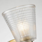 BATH-GUNNIS1-BB Gunnislake 1 Light Bathroom Wall Light Brushed Brass