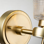 BATH-GUNNIS1-BB Gunnislake 1 Light Bathroom Wall Light Brushed Brass