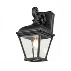 BAYVIEW-2M-BK Bayview 1 Light Outdoor Wall Lantern Black (S)