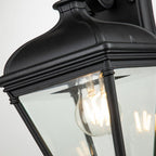 BAYVIEW-2M-BK Bayview 1 Light Outdoor Wall Lantern Black (S)