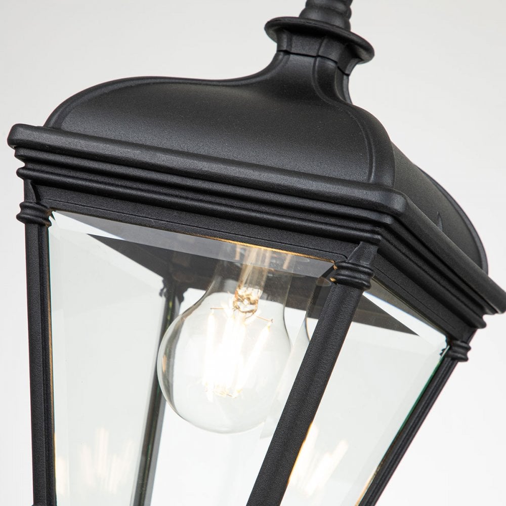 BAYVIEW-8M-BK Bayview 1 Light Outdoor Chain Lantern Black