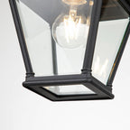 BAYVIEW-8M-BK Bayview 1 Light Outdoor Chain Lantern Black