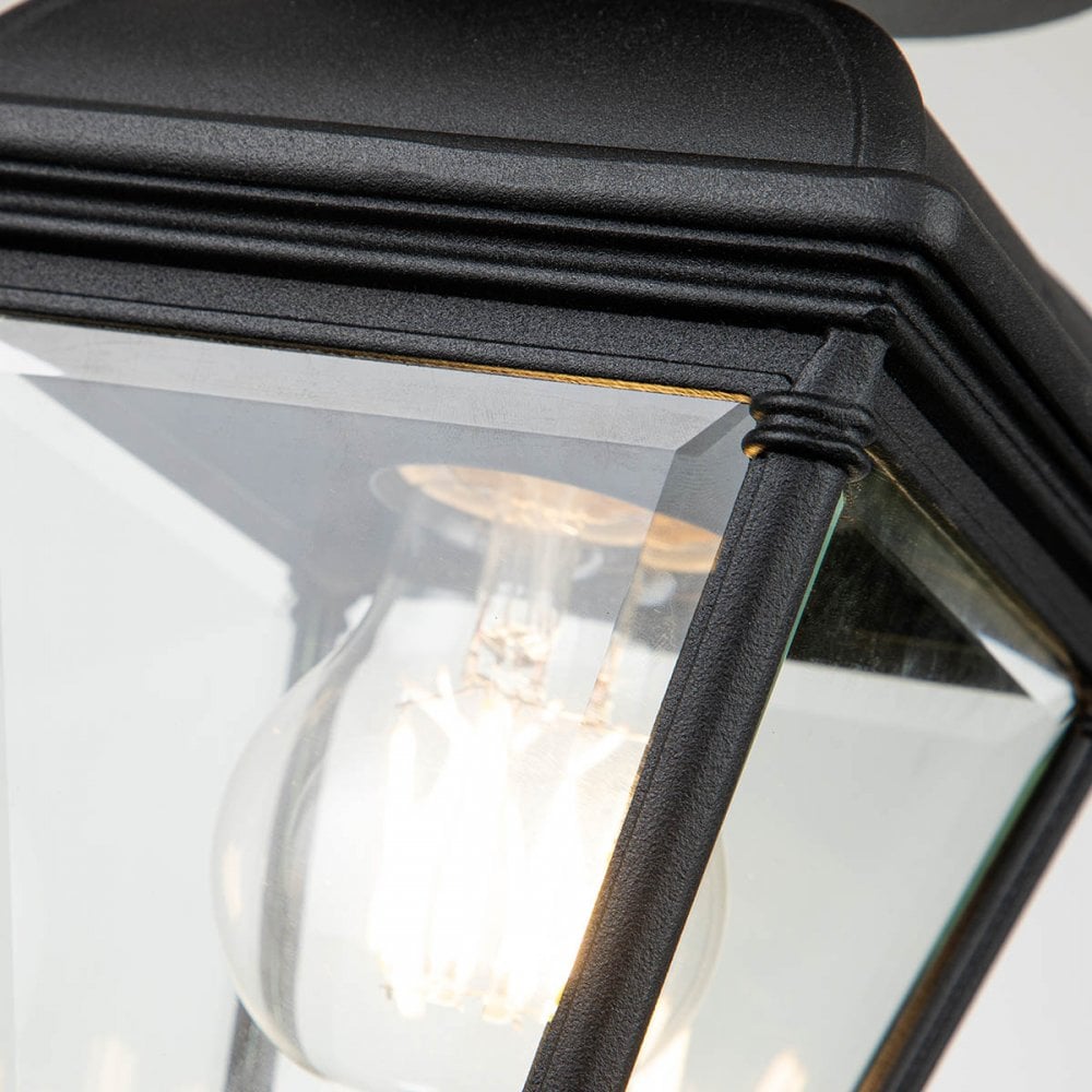 BAYVIEW-PORCH-BK Bayview 1 Light Outdoor Porch Lantern Black