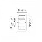 BODEN-E27-BLK-C Boden 1 Light Outdoor Wall Light Black