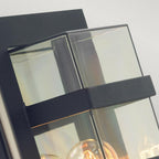 BODEN-E27-BLK-C Boden 1 Light Outdoor Wall Light Black
