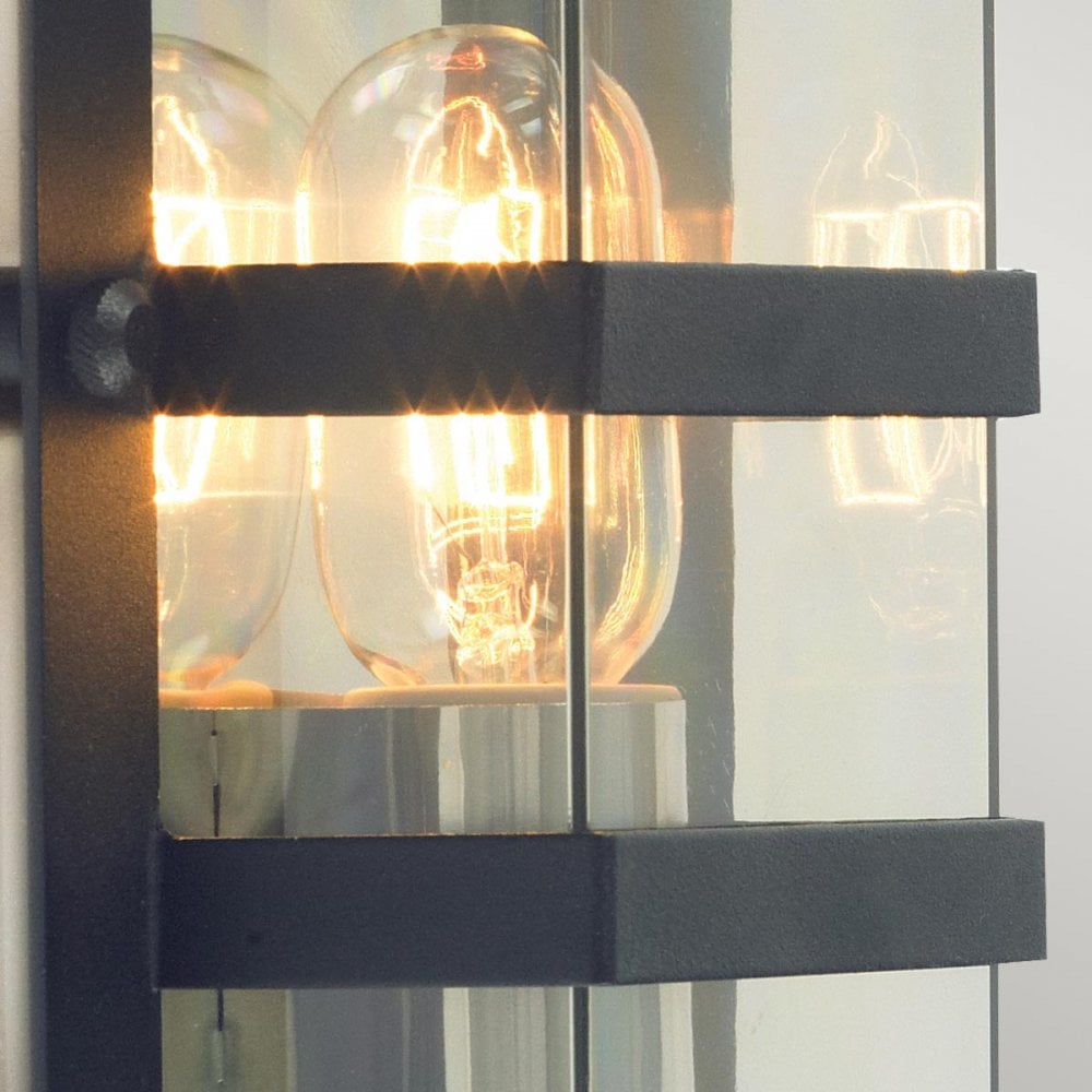 BODEN-E27-BLK-C Boden 1 Light Outdoor Wall Light Black