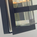BODEN-E27-BLK-C Boden 1 Light Outdoor Wall Light Black
