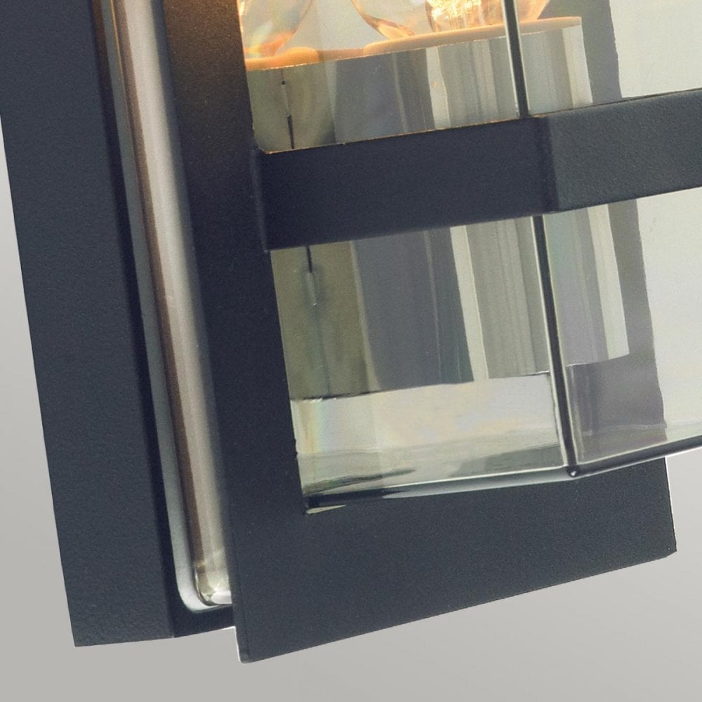 BODEN-E27-BLK-C Boden 1 Light Outdoor Wall Light Black