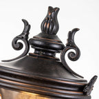 BT7-M Baltimore 1 Light Outdoor Medium Half Lantern Weathered Bronze