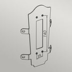 C-BKT4-BLK Outdoor Corner Bracket Black
