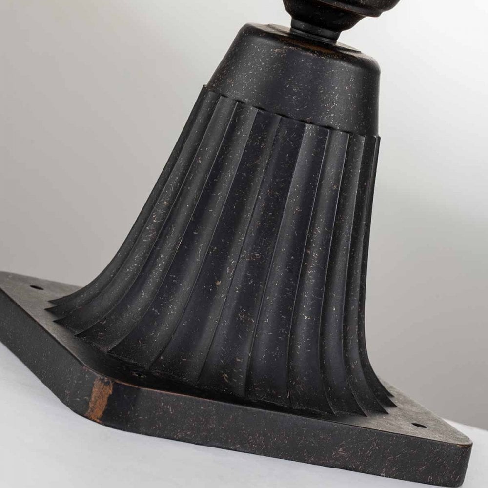 CL3-S Cleveland 1 Light Outdoor Small Pedestal Lantern Weathered Bronze