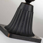CL3-S Cleveland 1 Light Outdoor Small Pedestal Lantern Weathered Bronze