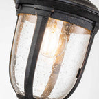 CL8-S Cleveland 1 Light Outdoor Small Chain Lantern Weathered Bronze