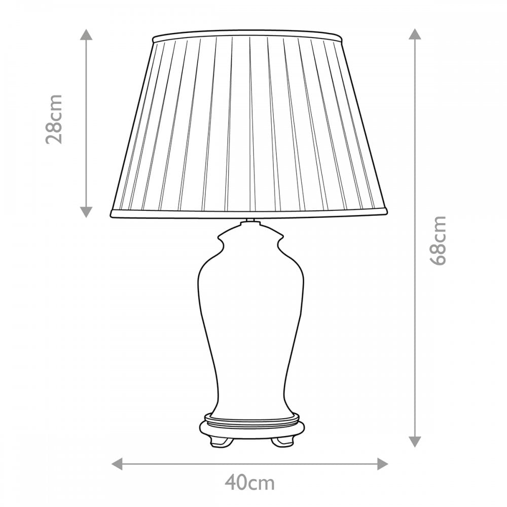 DL-SASHI-TL Sashi 1 Light Table Lamp Green with Gold and Brown