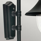 F2-BLACK Firenze 1 Light Outdoor Wall Lantern Black