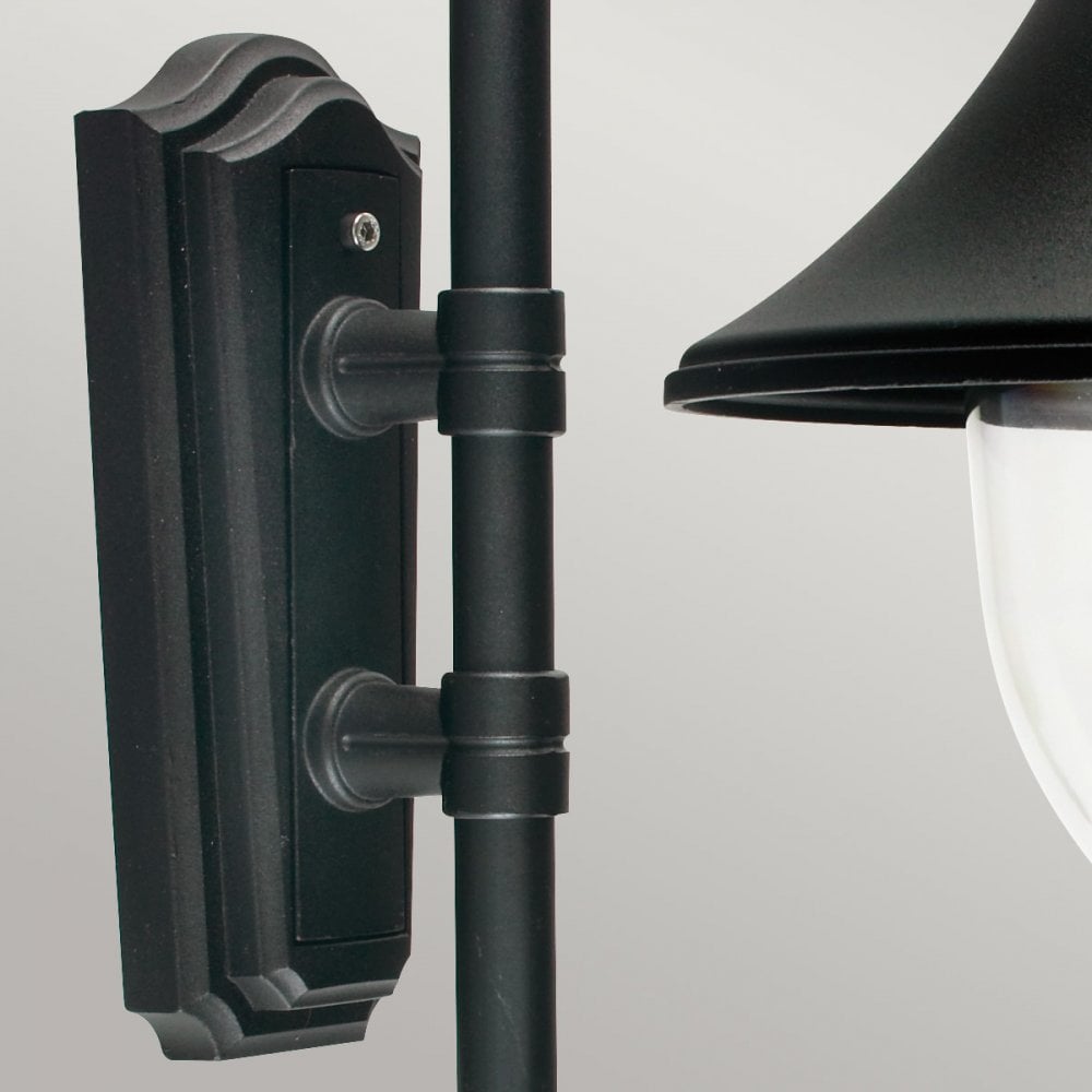 F2-BLACK Firenze 1 Light Outdoor Wall Lantern Black