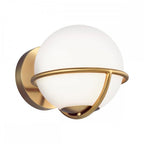 FE-APOLLO1-BB Apollo 1 Light Wall Light Burnished Brass