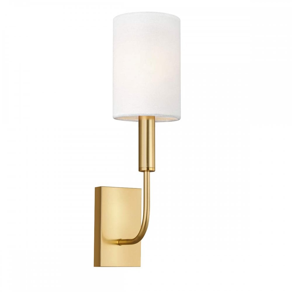 FE-BRIANNA1-BB Brianna 1 Light Wall Light Burnished Brass