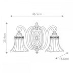 FE-DRAWING-ROOM2-B Drawing Room 2 Light Wall Light Walnut