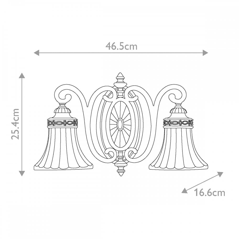FE-DRAWING-ROOM2-B Drawing Room 2 Light Wall Light Walnut