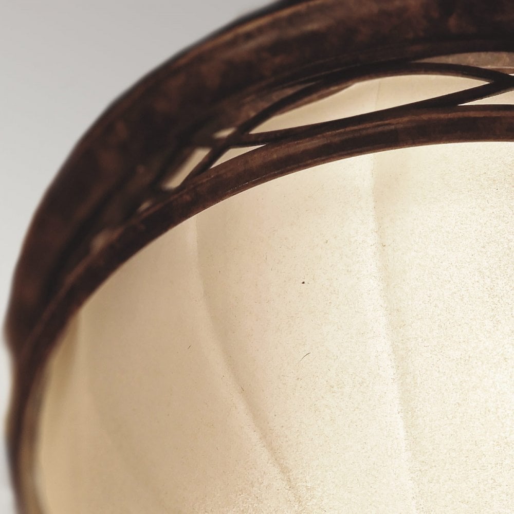 FE-DRAWING-ROOM-FB Drawing Room 3 Light Ceiling Flush Walnut