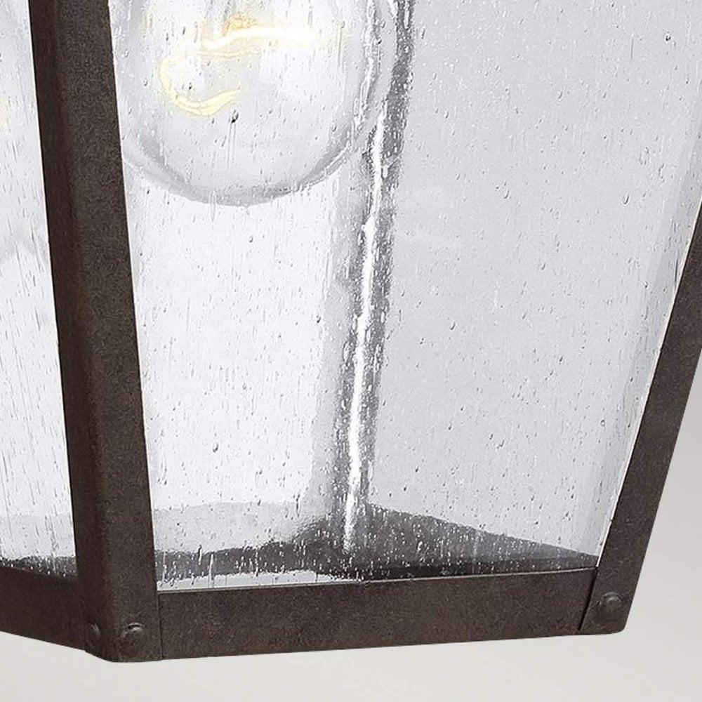 FE-GALENA2-M-SBL Galena 1 Light Outdoor Medium Wall Lantern Sable