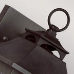 FE-GALENA2-S-SBL Galena 1 Light Outdoor Small Wall Lantern Sable