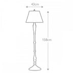FE-LINCOLNDALE-FL Lincolndale 1 Light Floor Lamp Astral Bronze
