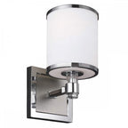 FE-PROSPECT-PARK1 Prospect Park 1 Light Wall Light Satin Nickel with Chrome