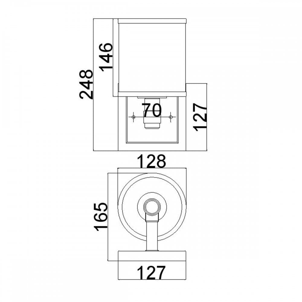 FE-PROSPECT-PARK1 Prospect Park 1 Light Wall Light Satin Nickel with Chrome