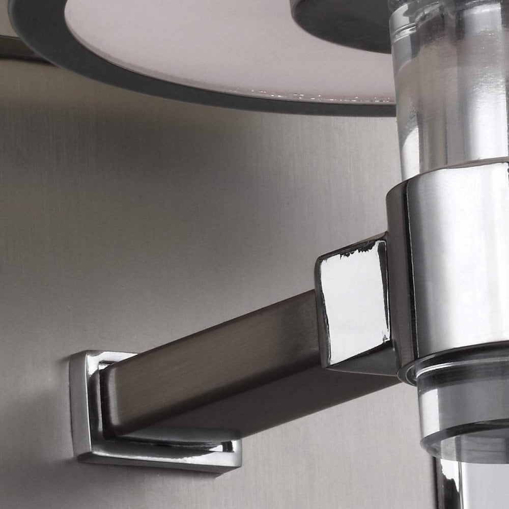 FE-PROSPECT-PARK1 Prospect Park 1 Light Wall Light Satin Nickel with Chrome