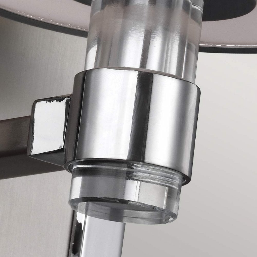 FE-PROSPECT-PARK1 Prospect Park 1 Light Wall Light Satin Nickel with Chrome