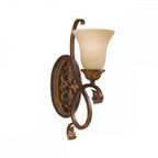 FE-SONOMAVALLEY1 Sonoma Valley 1 Light Wall Light Aged Tortoise Shell