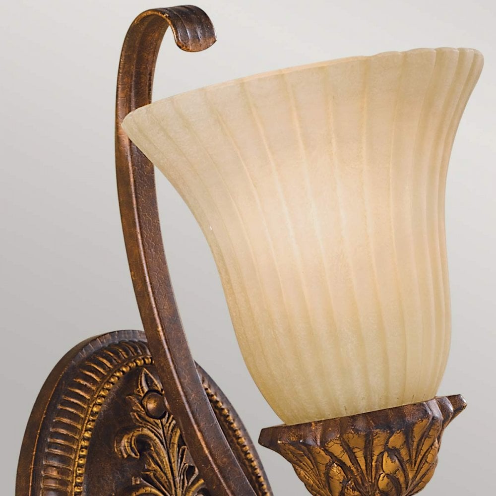 FE-SONOMAVALLEY1 Sonoma Valley 1 Light Wall Light Aged Tortoise Shell