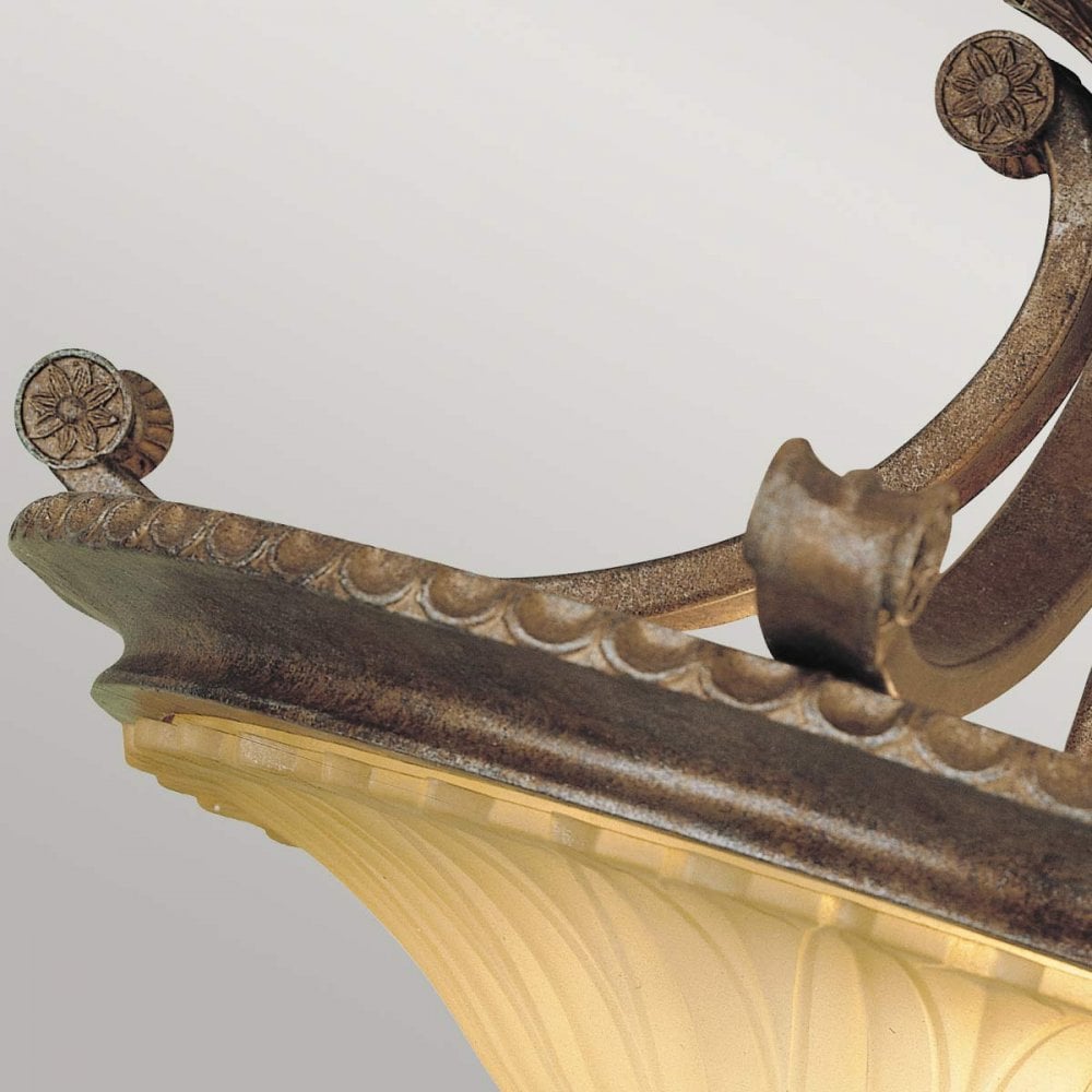 FE-STIRLING-CASTLESF Stirling Castle 2 Light Ceiling Semi-Flush British Bronze