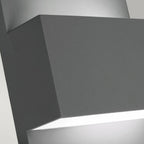 GENEVE-E27-GRA Geneve 1 Light Outdoor Wall Lantern Graphite