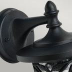 GZH-BF2 Burford 1 Light Outdoor Wall Lantern Black