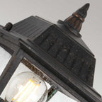 GZH-HN1 Highnam 1 Light Outdoor Wall Lantern Weathered Bronze
