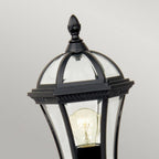 GZH-LB3 Ledbury 1 Light Outdoor Pedestal Lantern Black
