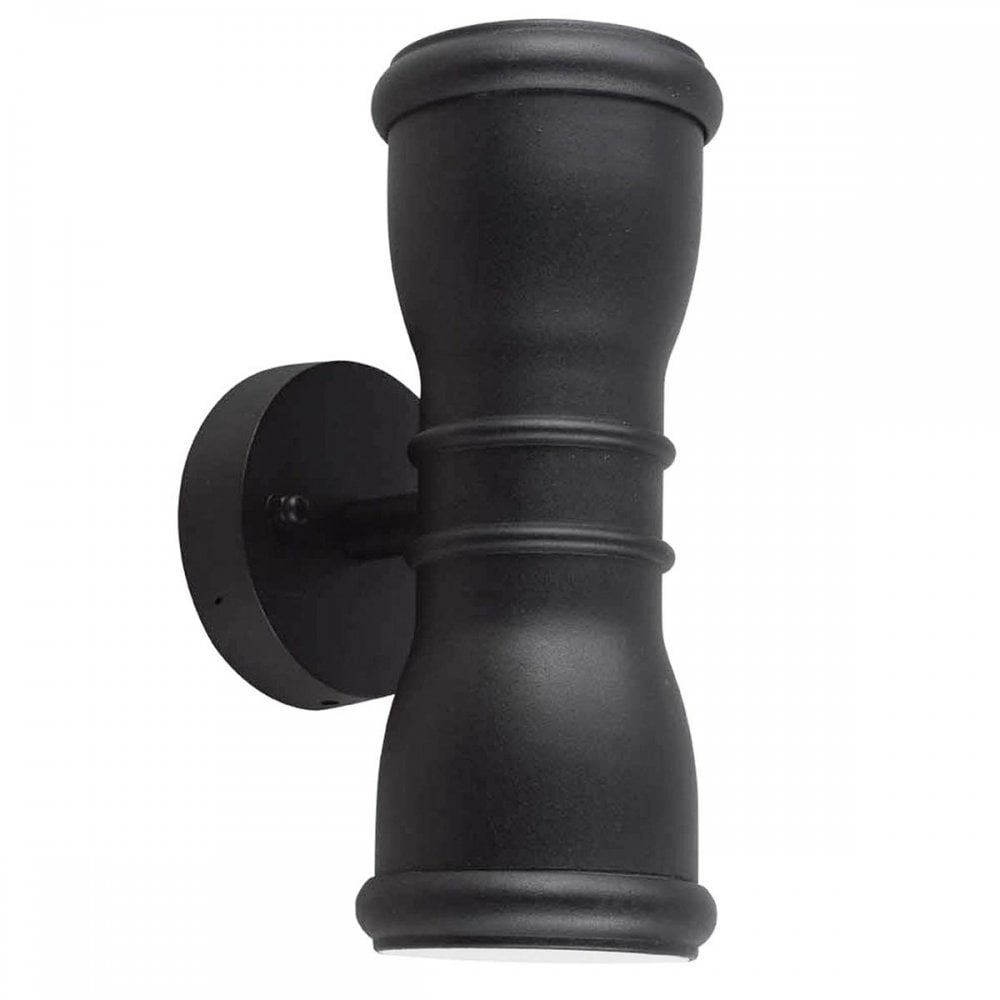 GZH-MALV Malvern 2 Light Outdoor Wall Lantern Black