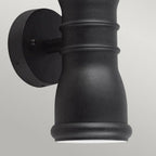 GZH-MALV Malvern 2 Light Outdoor Wall Lantern Black
