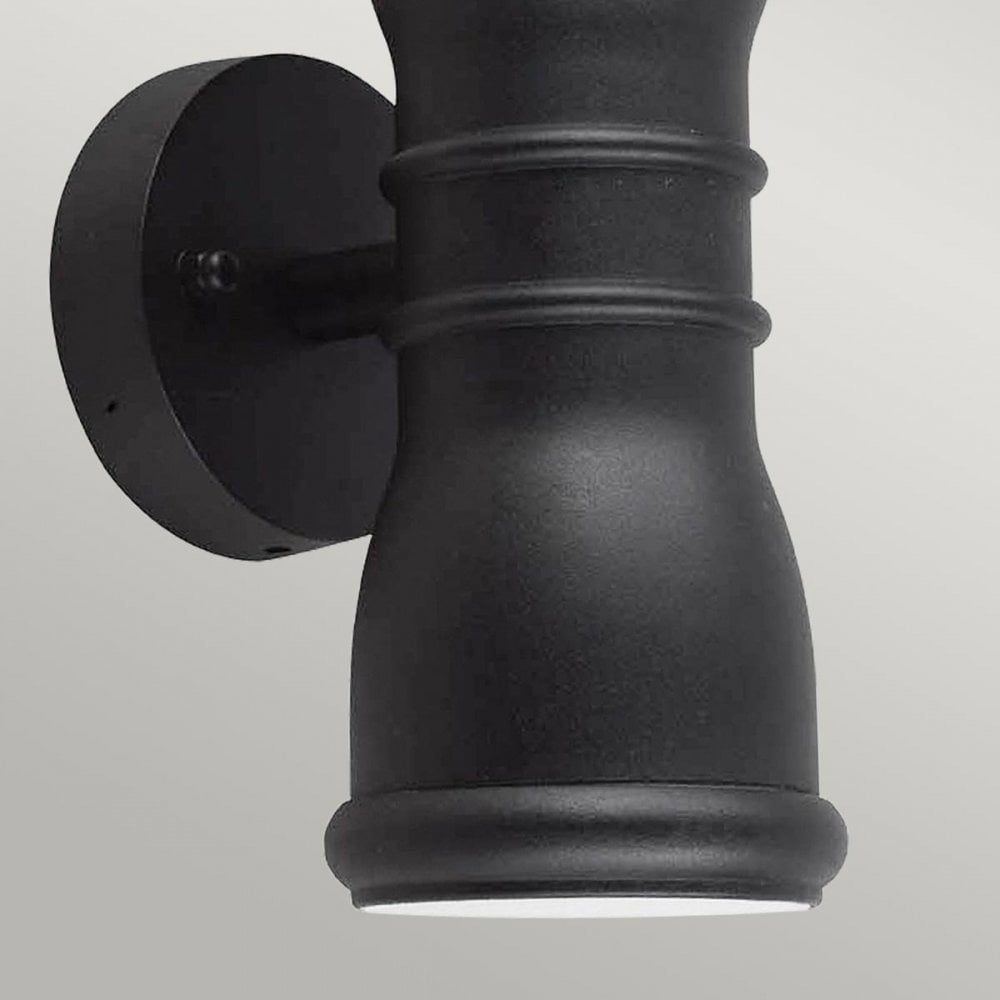 GZH-MALV Malvern 2 Light Outdoor Wall Lantern Black