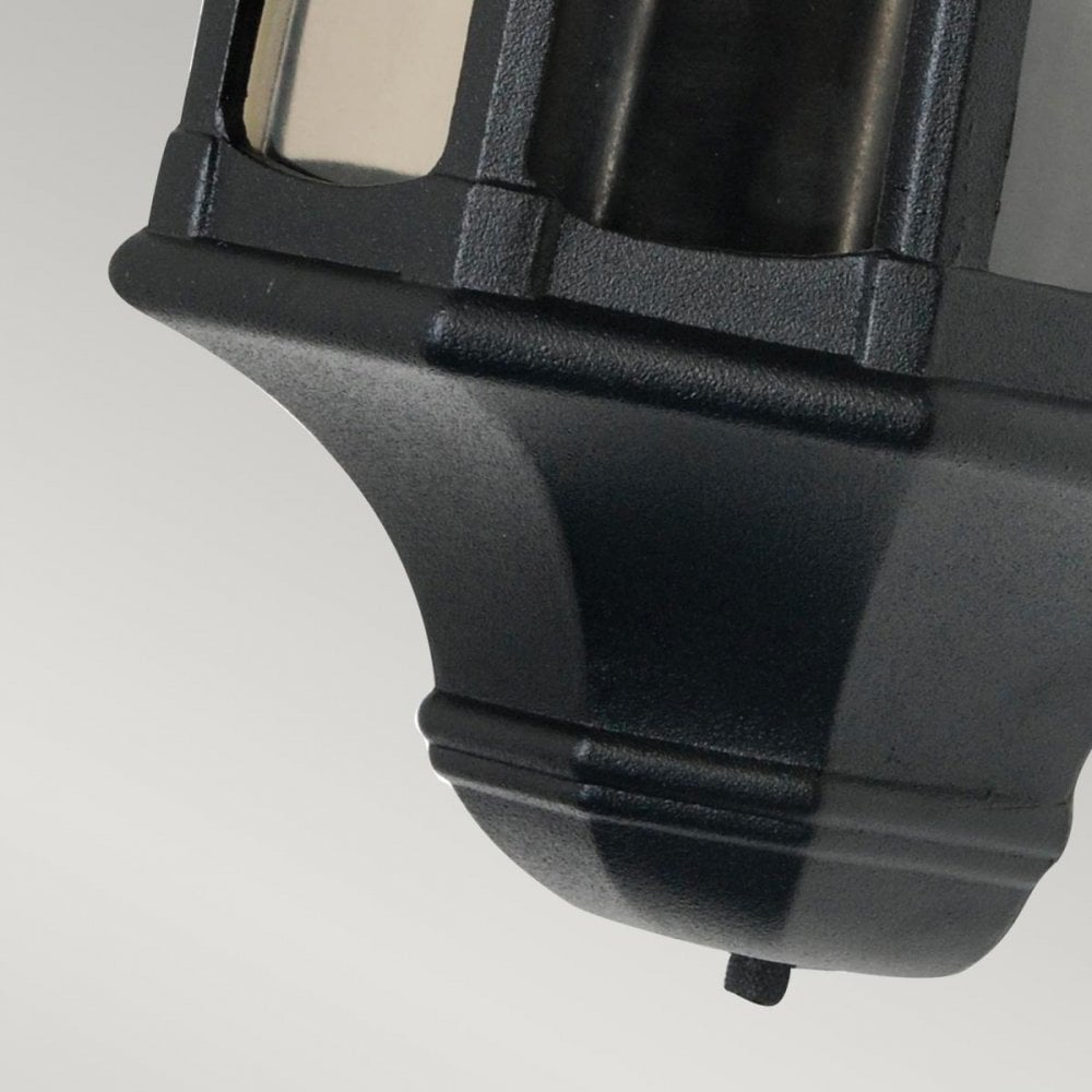 GZH-NB7 Newbury 1 Light Outdoor Half Wall Lantern Black