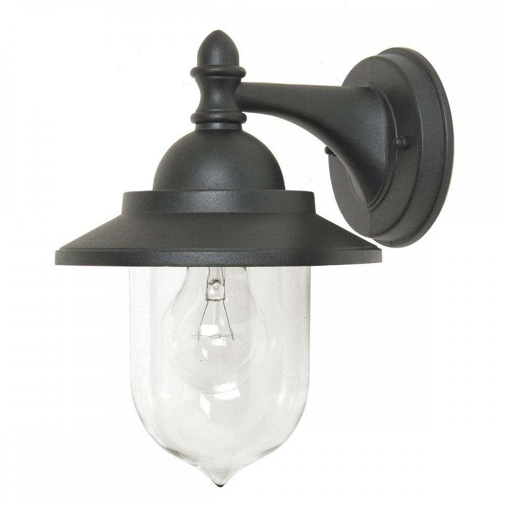 GZH-SDN2 Sandown 1 Light Outdoor Wall Lantern Black