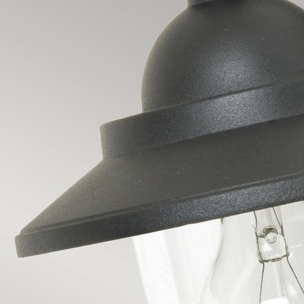 GZH-SDN2 Sandown 1 Light Outdoor Wall Lantern Black