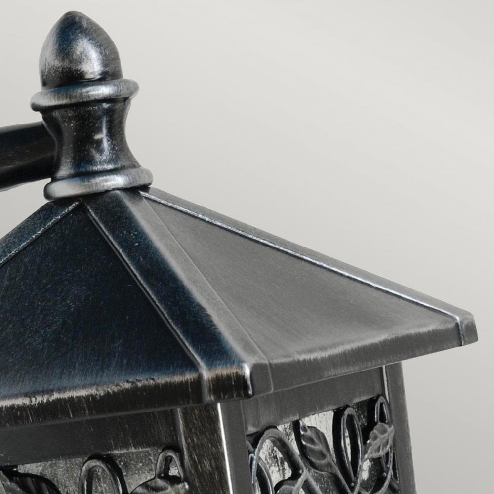 GZH-WC2 Winchcombe 1 Light Outdoor Wall Lantern Black/Silver