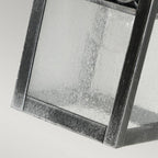 GZH-WC2 Winchcombe 1 Light Outdoor Wall Lantern Black/Silver