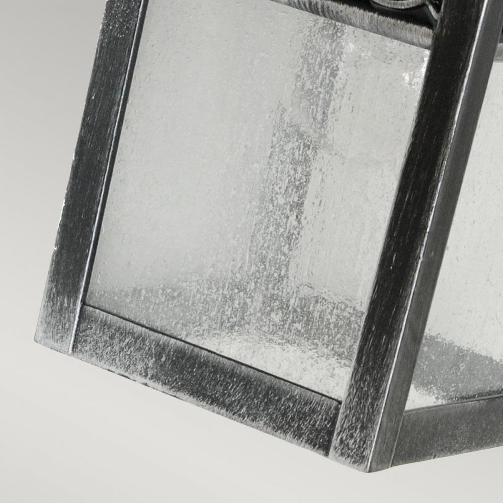 GZH-WC2 Winchcombe 1 Light Outdoor Wall Lantern Black/Silver